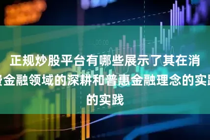 正规炒股平台有哪些展示了其在消费金融领域的深耕和普惠金融理念的实践